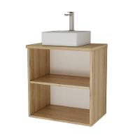 Gabinete Nature 60cm Estilare Gab4008 Carvalho/branco