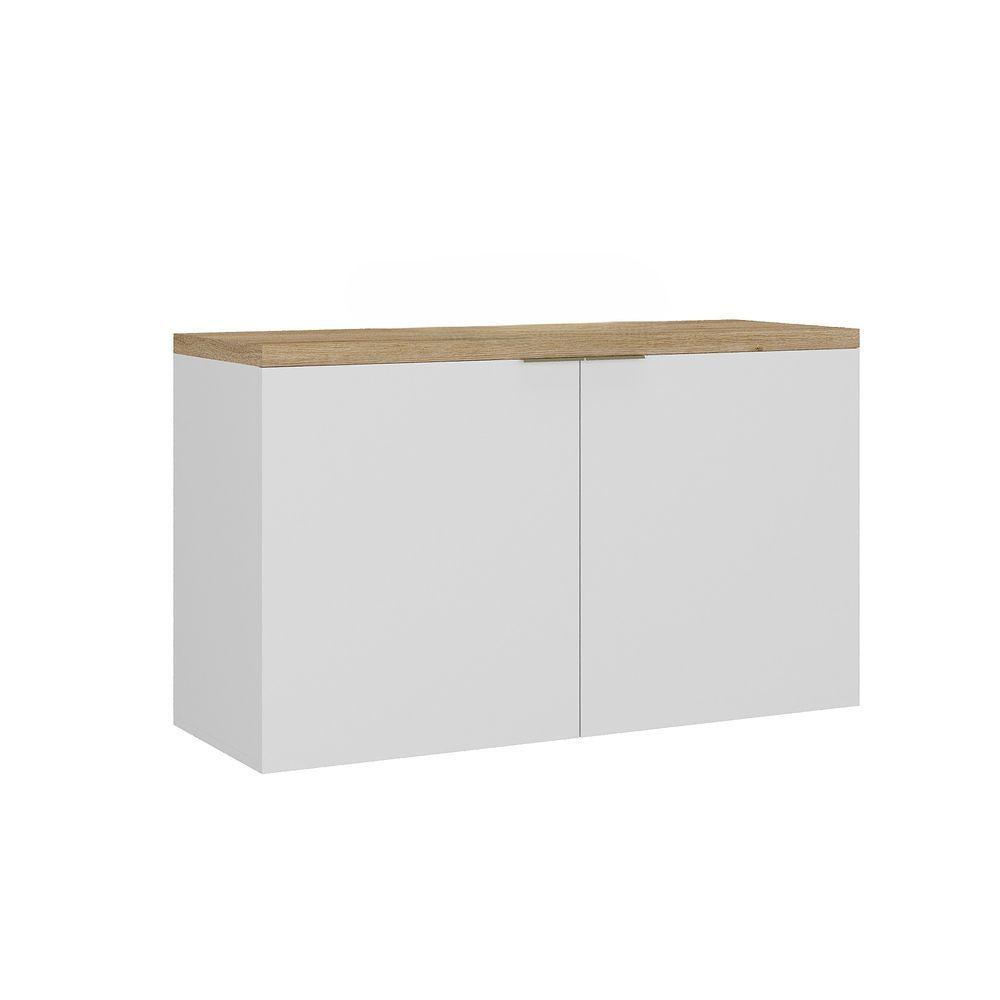 Gabinete Nature 110cm Estilare GAB4035 Branco-carvalho - 2