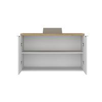 Gabinete Nature 110cm Estilare GAB4035 Branco-carvalho - 3