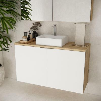 Gabinete Com Cuba Nature 110cm Estilare GAB4035 Carvalho-branco