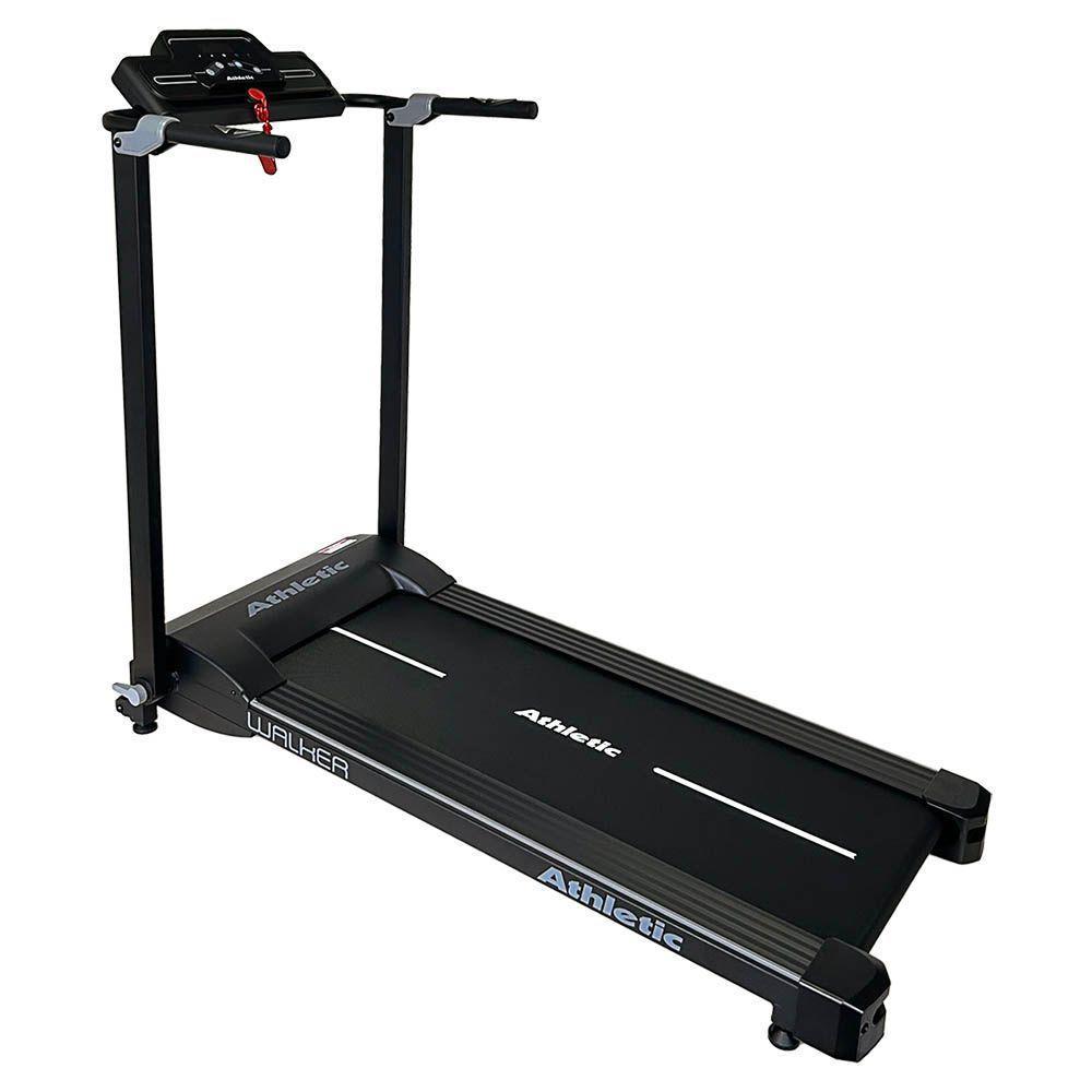 Esteira Elétrica Athletic Walker 10km/h 100kg Suportados Compacta Dobrável Silenciosa E Econômica Bivolt - 1
