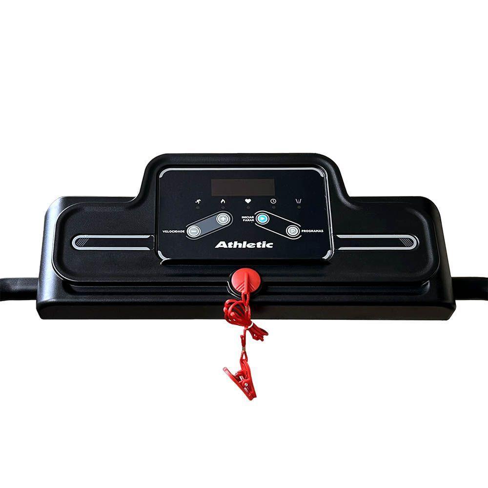 Esteira Elétrica Athletic Walker 10km/h 100kg Suportados Compacta Dobrável Silenciosa E Econômica Bivolt - 9