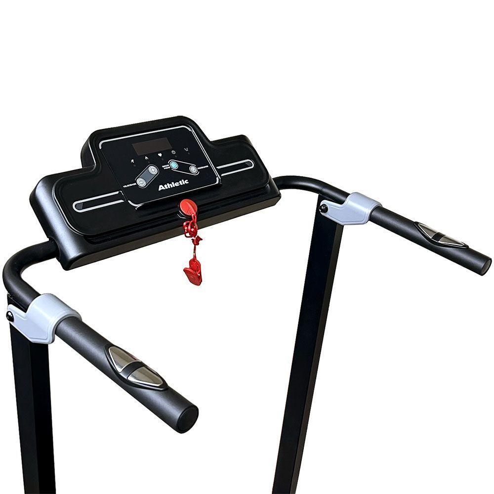 Esteira Elétrica Athletic Walker 10km/h 100kg Suportados Compacta Dobrável Silenciosa E Econômica Bivolt - 10