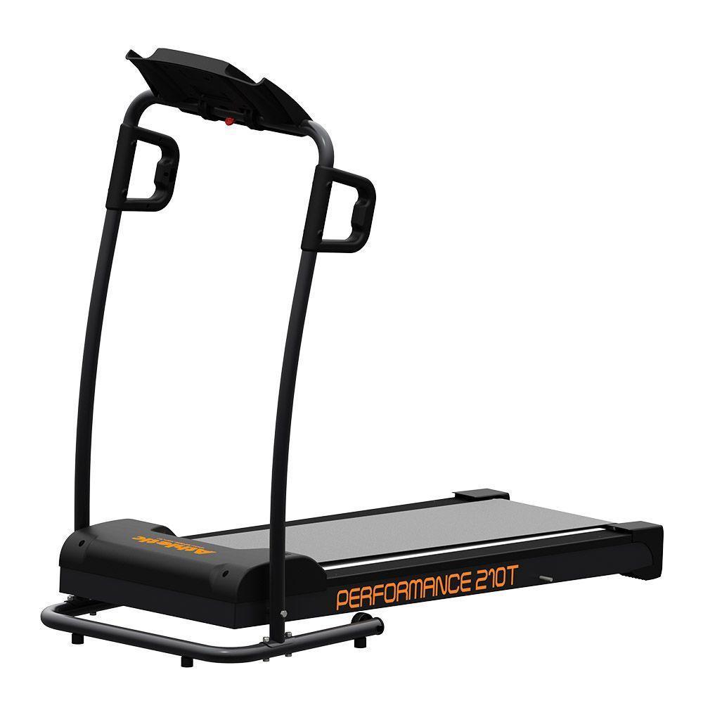 Esteira Elétrica Athletic Performance 210t 10km/h 100kg Compacta Dobrável 6 Amortecedores 7 Funções Bivolt - 8