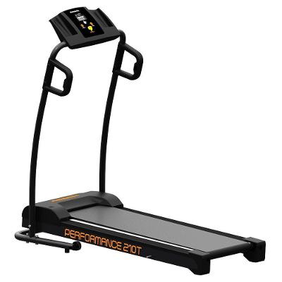 Esteira Elétrica Athletic Performance 210t 10km/h 100kg Compacta Dobrável 6 Amortecedores 7 Funções Bivolt