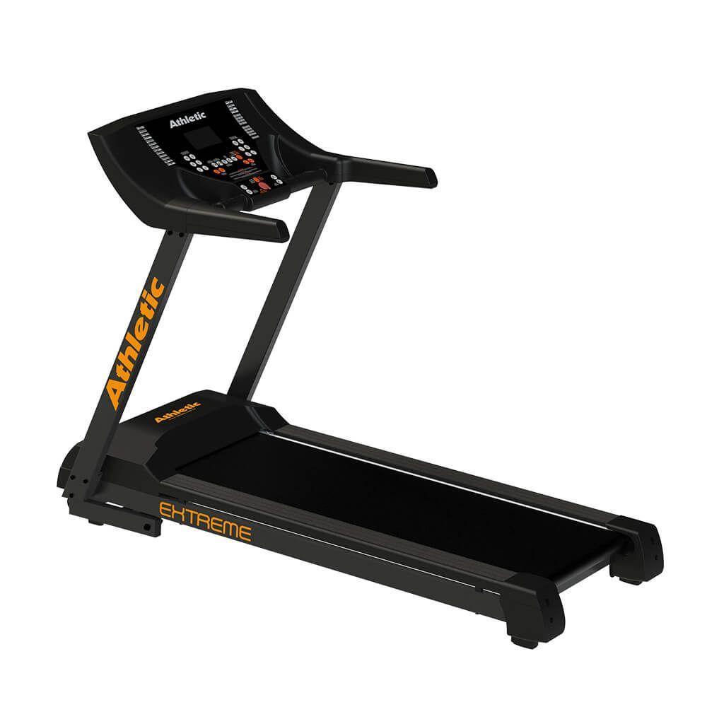 Esteira Elétrica Athletic New Extreme 18km/h Suporta 130kg Inclinação Eletrônica 32 Programas 220V - 1