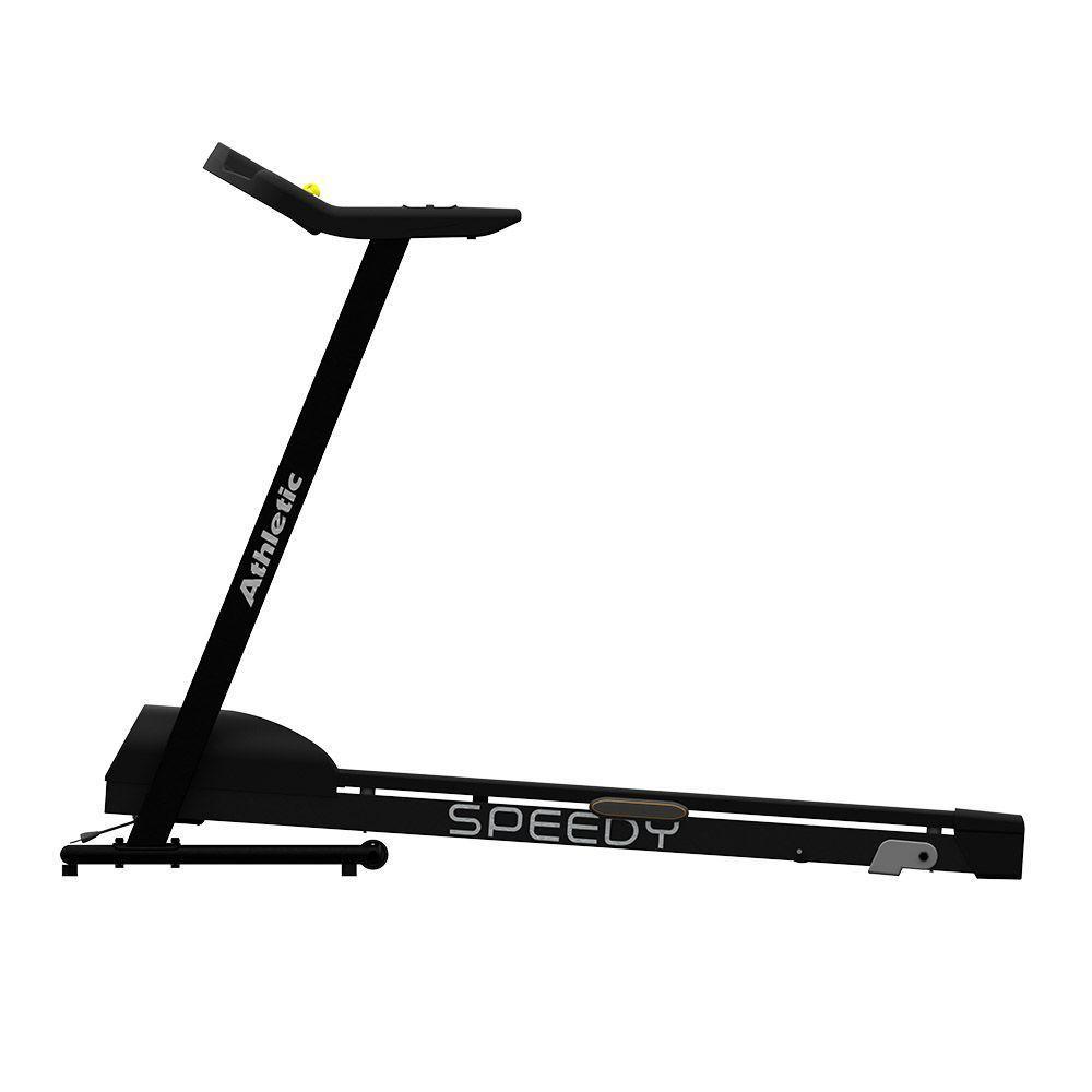 Esteira Elétrica Athletic Speedy 14km/h Motor 4.0 Hpm 120kg Suportados Dobrável Lona Ampla Bivolt - 8