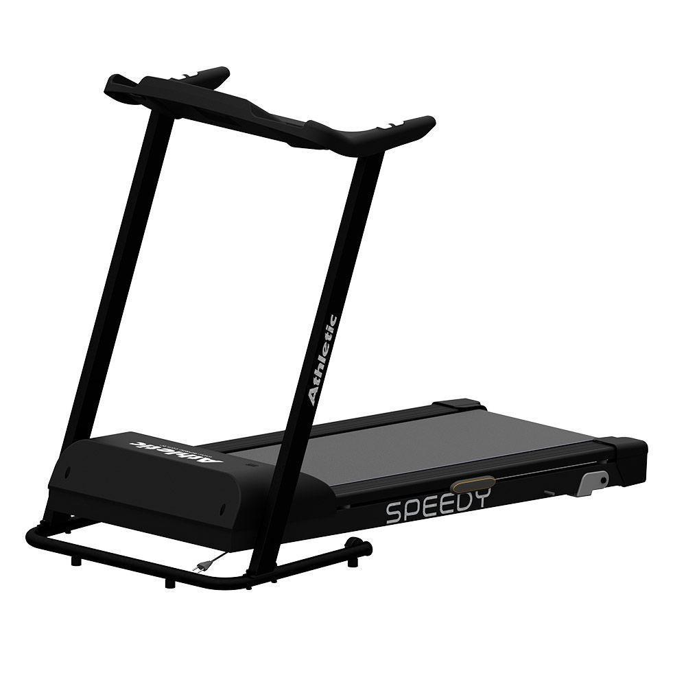 Esteira Elétrica Athletic Speedy 14km/h Motor 4.0 Hpm 120kg Suportados Dobrável Lona Ampla Bivolt - 9