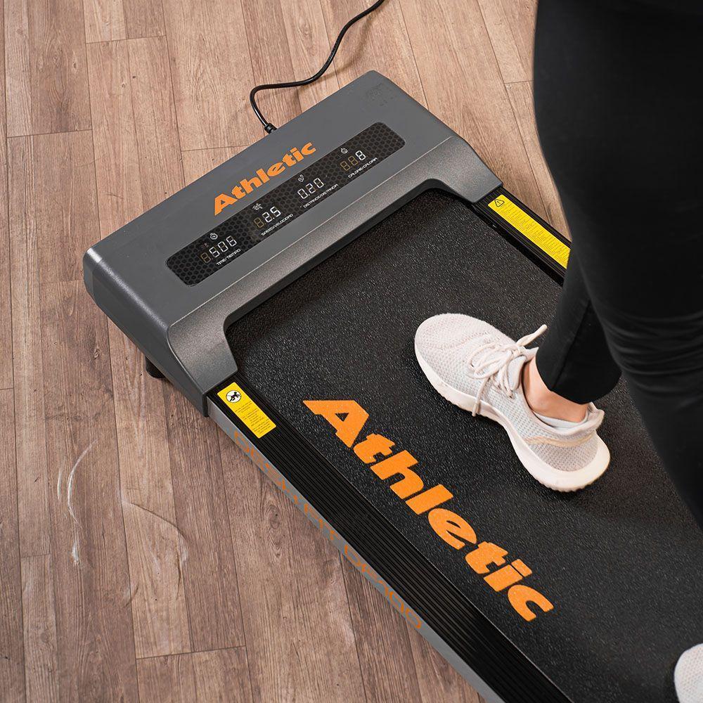 Esteira Elétrica Athletic Desk Fit Df100 6km/h Suporta 110kg Compacta Sem Varanda Pronta Para Usar 110V - 8