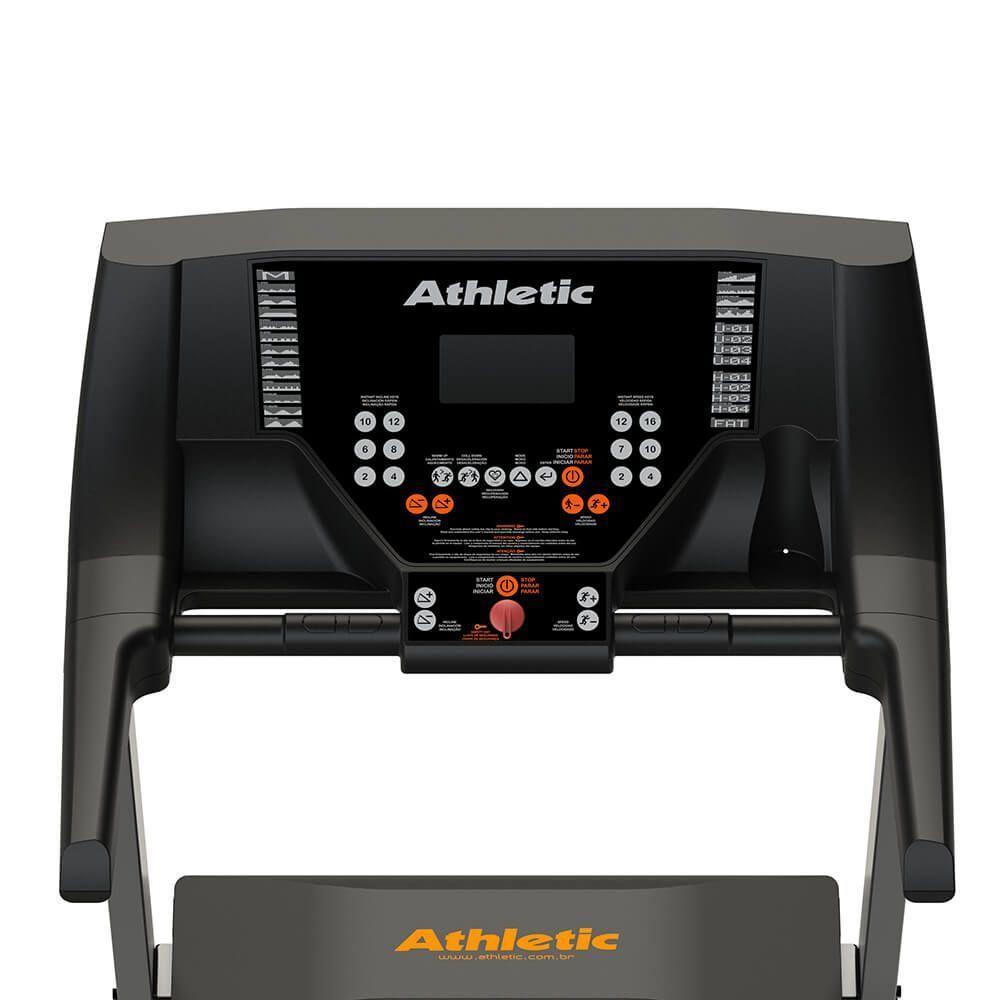 Esteira Elétrica Athletic New Extreme 18km/h Suporta 130kg Inclinação Eletrônica 32 Programas 110V - 9