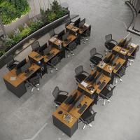 Estação De Trabalho 16 Lugares Office Tech 16 Mesas 12 Armár - Preto E Cedro Preto E Cedro - 1