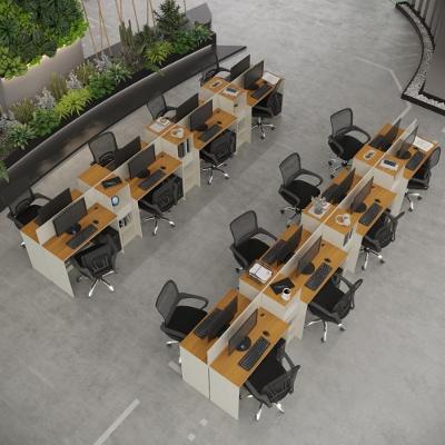 Estação De Trabalho 16 Lugares Tech Office 16 Mesas 12 Armár - Off White E Cedro Off White E Cedro