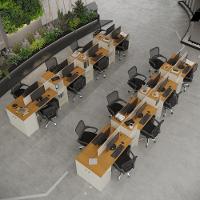 Estação De Trabalho 16 Lugares Office Tech 16 Mesas 12 Armár - Off White E Cedro Off White E Cedro - 1