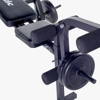 Estação De Musculação Athletic Advanced Banco Regulável Barras E 35kg Em Anilhas Para Treino Em Casa - 8