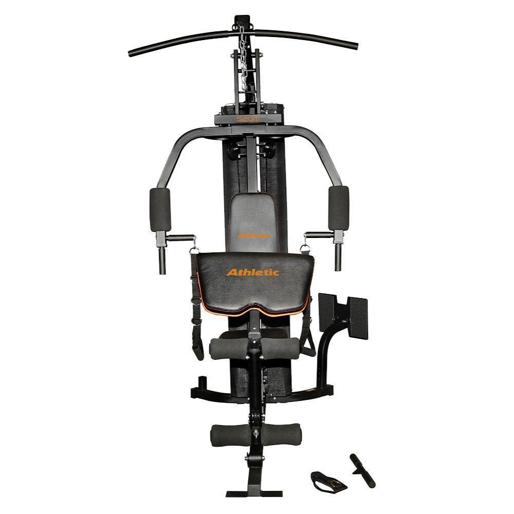 Estação De Musculação Athletic Power 520m 67,5kg Usuário 125kg +45 Exercícios Para Casa E Condomínio - 6