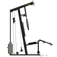 Estação De Musculação Athletic Force Com 45kg De Peso Suporta 120kg Residencial Treino Em Casa - 8