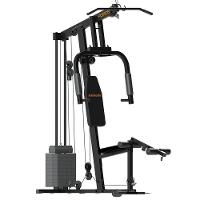 Estação De Musculação Athletic Force Com 45kg De Peso Suporta 120kg Residencial Treino Em Casa - 9