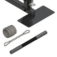 Estação De Musculação Athletic Force Com 45kg De Peso Suporta 120kg Residencial Treino Em Casa - 10