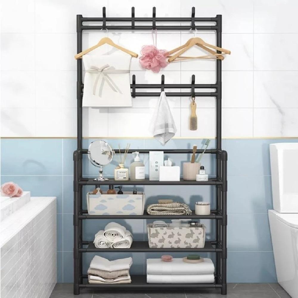 Estante Porta Brinquedos Sapateira Organizadora Sapatos Multiuso Arara Modular Quarto Guarda Roupa 4 - 5