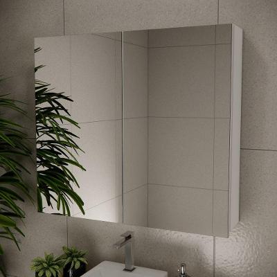 Espelheira De Banheiro Nature 90cm Estilare ESP4031 Branco Ls