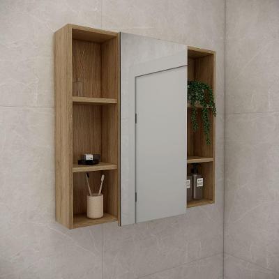 Espelheira De Banheiro Vittare 80cm Estilare Esp5001 Carvalho
