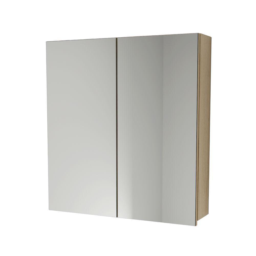 Espelheira De Banheiro Nature 75cm Estilare ESP4010 Carvalho - 2