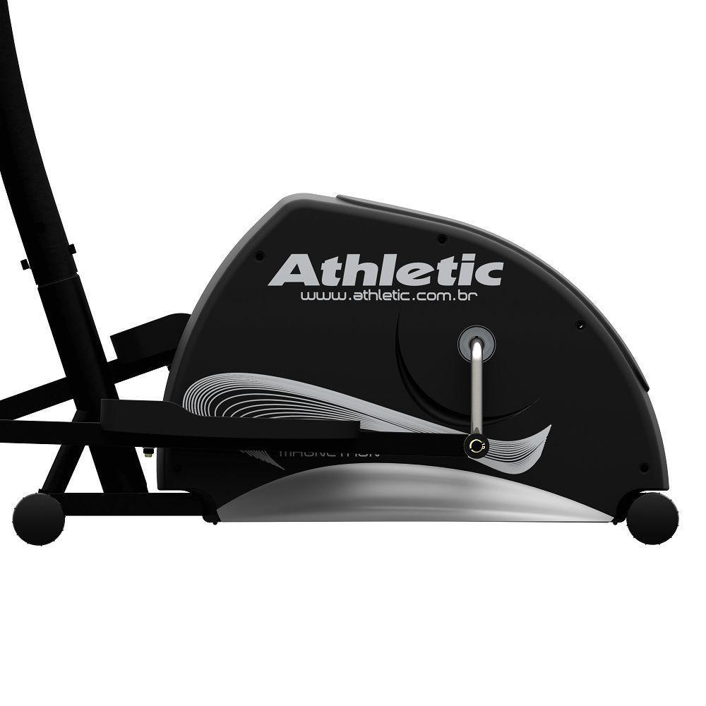 Elíptico Athletic Advanced Magnetron 8 Níveis Magnéticos Suporta 140kg Disco De Inércia 5.6kg - 8