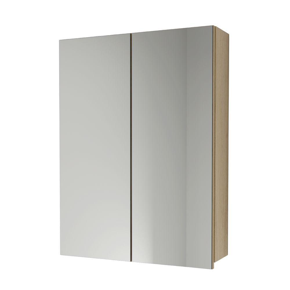 Espelheira De Banheiro Nature 60cm Estilare Esp4007 Carvalho - 2