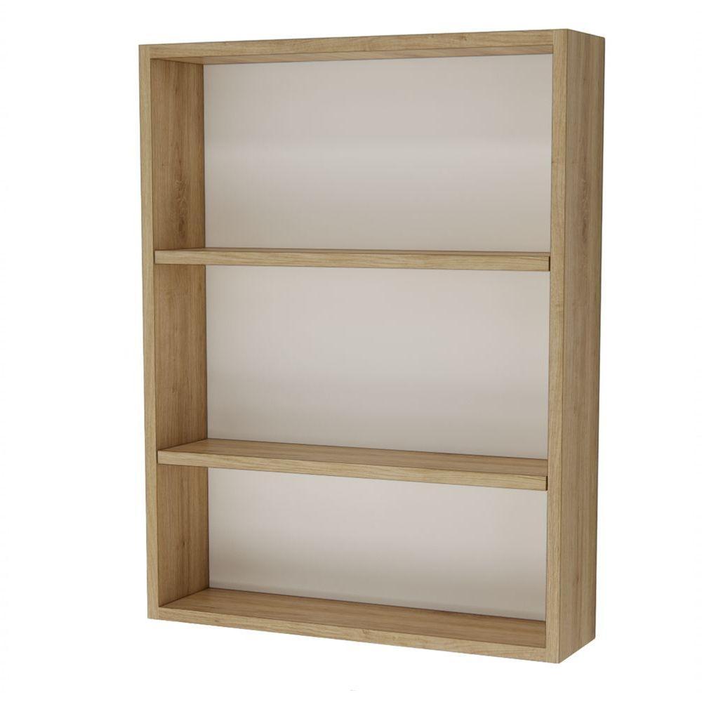 Espelheira De Banheiro Nature 60cm Estilare Esp4007 Carvalho - 3