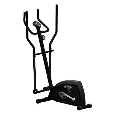 Elíptico Athletic Action 8 Níveis Magnéticos Suporta 140kg Silencioso E Sem Impacto Treino Completo
