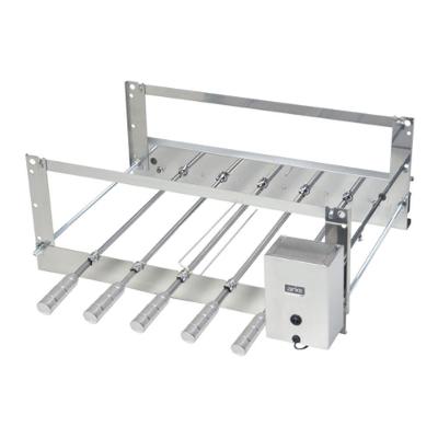 Churrasqueira Giratória Rotativa Aço Inox Cris 05 Espetos Bivolt