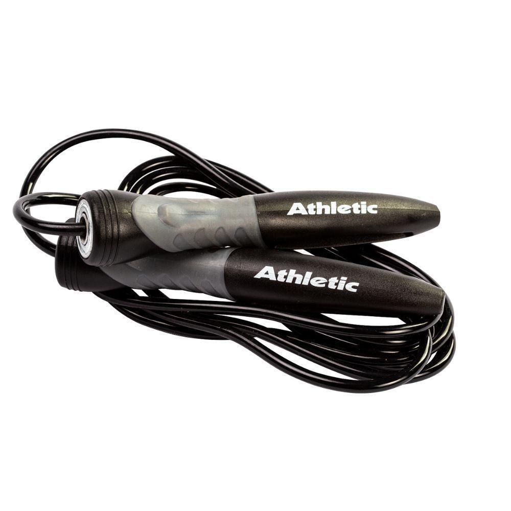 Corda De Pular Athletic 3,15m Com Rolamento De Aço Anatômica Para Treino Fitness Muscular E Aeróbico - 4