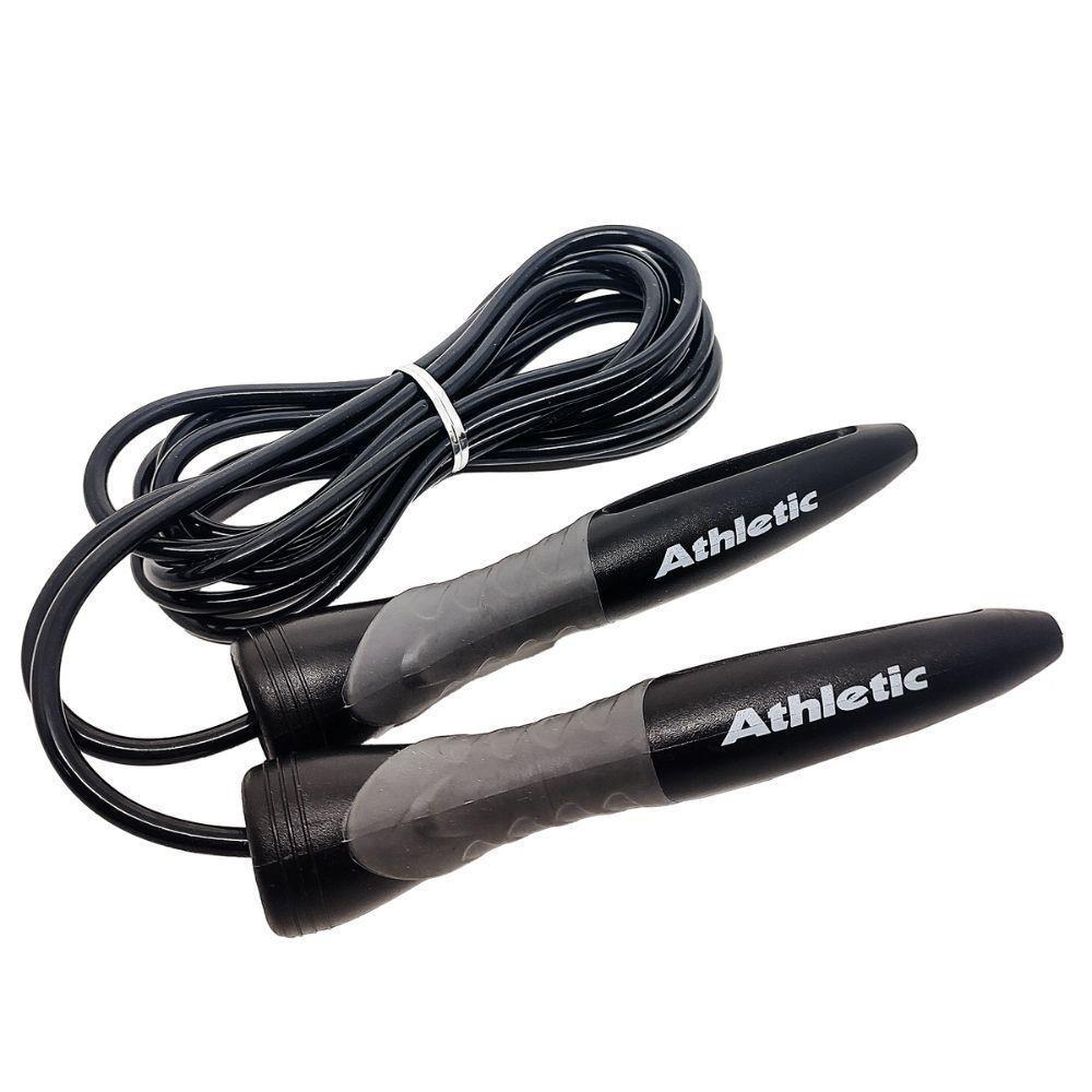 Corda De Pular Athletic 3,15m Com Rolamento De Aço Anatômica Para Treino Fitness Muscular E Aeróbico - 5
