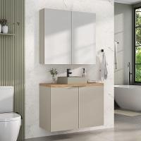 Conjunto Nature 90cm Estilare CNJ4033 Nude-carvalho - 1