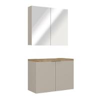 Conjunto Nature 90cm Estilare CNJ4033 Nude-carvalho - 2