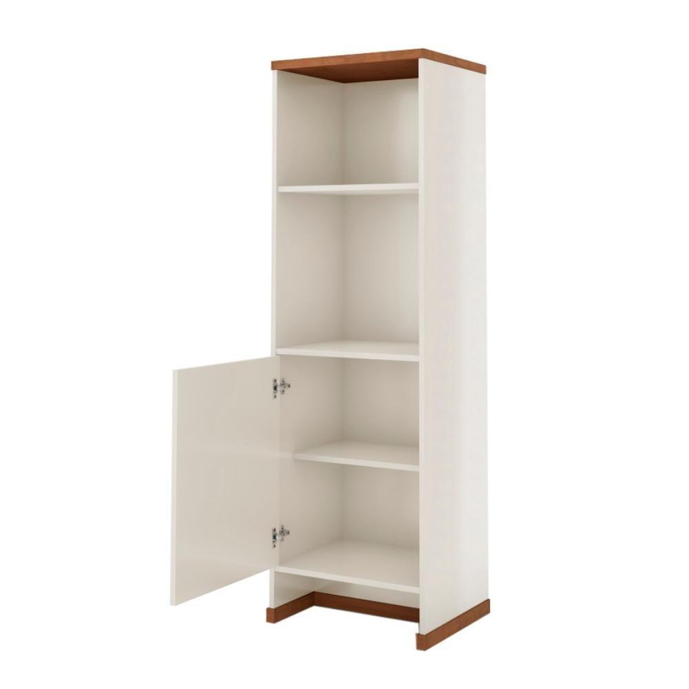 Conjunto Sala De Jantar 2 Peças - Aparador E Estante Verbena - Offwhite/naturale Offwhite/naturale - 6