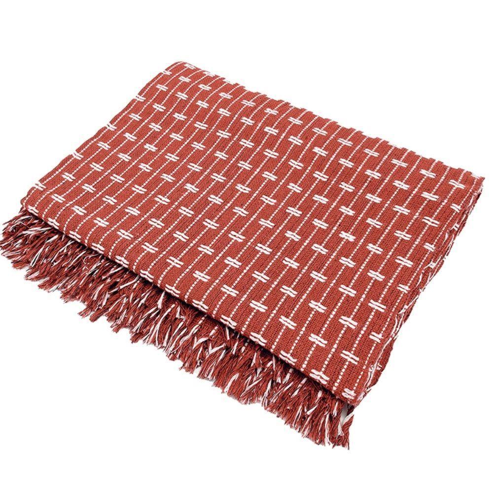 Manta Para Sofá Grande De 2 E 3 Lugares 2,50x1,80 Gigante Capa Protetor De Sofa E Cama Cores Variadas Terracota C-br - 1