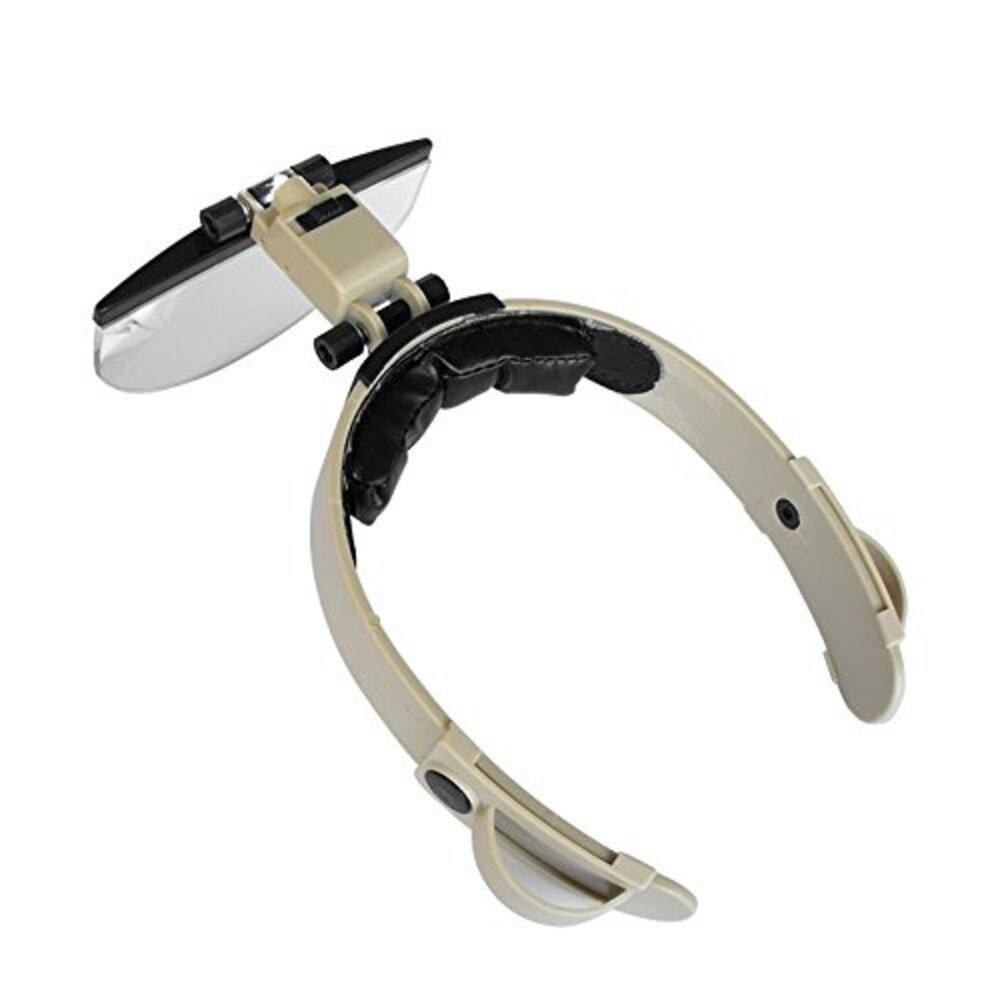 Oculos Lupa Maos Livre Profissional Led Lente De Cabeca Aumento Estetica Reparo Joias Leitura Ourives - 5