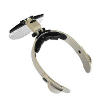 Oculos Lupa Maos Livre Profissional Led Lente De Cabeca Aumento Estetica Reparo Joias Leitura Ourives - 5