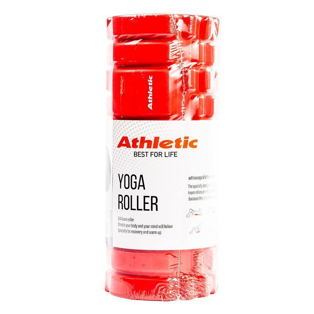 Rolo De Massagem Liberação Miofascial Athletic Laranja Foam Roller 33cm Para Pilates Yoga E Recuperação Muscular - 4