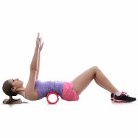 Rolo De Massagem Liberação Miofascial Athletic Laranja Foam Roller 33cm Para Pilates Yoga E Recuperação Muscular - 2