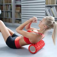 Rolo De Massagem Liberação Miofascial Athletic Laranja Foam Roller 33cm Para Pilates Yoga E Recuperação Muscular - 3