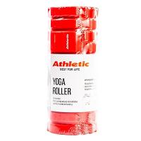 Rolo De Massagem Liberação Miofascial Athletic Laranja Foam Roller 33cm Para Pilates Yoga E Recuperação Muscular