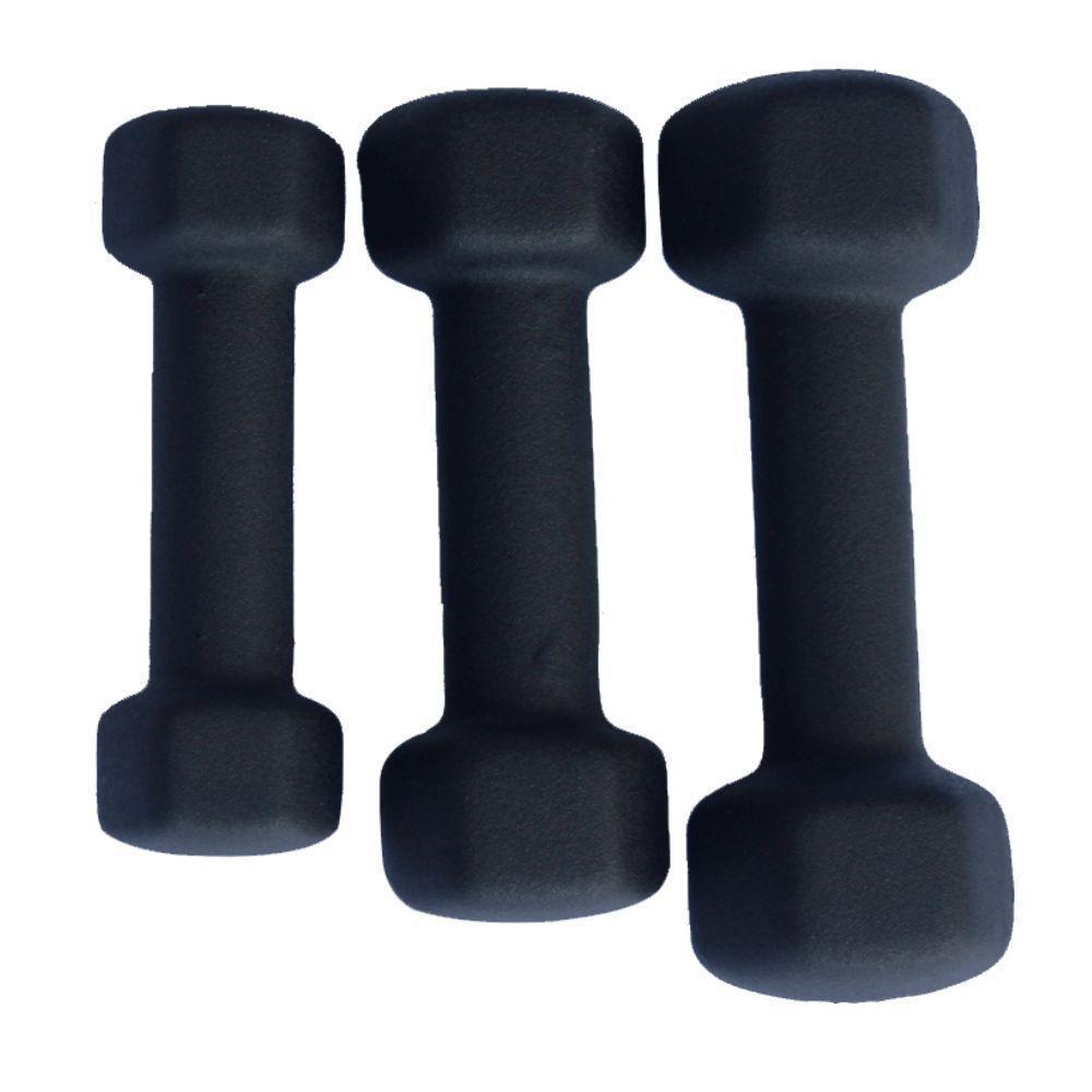 Kit Halter Sextavados Athletic 9kg 3 Pares De Halteres Com Suporte Para Treino E Musculação - 5