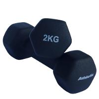 Kit Halter Sextavados Athletic 9kg 3 Pares De Halteres Com Suporte Para Treino E Musculação - 8