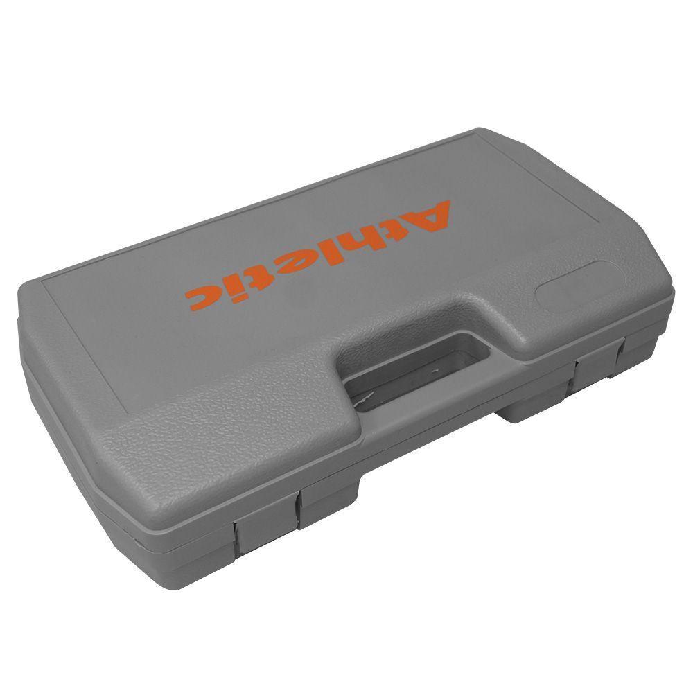 Maleta Dumbbell Athletic Com 8kg Em Anilhas Kit Halter Ajustável Com Barra Cromada Para Treino Em Casa - 6