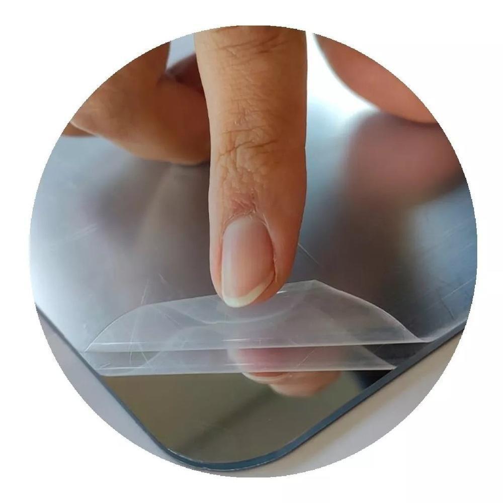 Kit 5 Espelho Adesivo Sala Jantar Acrilico Espelhado 5 Unidades Flexivel Quadrado 15x15cm Decorativo Auto Colante - 4