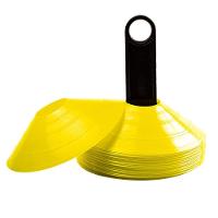 Kit Cone Chapéu Chinês Athletic Com 30 Peças Para Treino Funcional Fitness Agilidade E Circuitos - 1