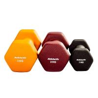 Kit Halter Sextavados Athletic 12kg 3 Pares De Halteres Com Suporte Para Treino E Musculação Em Casa - 4