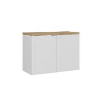 Gabinete Nature 90cm Estilare GAB4032 Branco-carvalho - 2